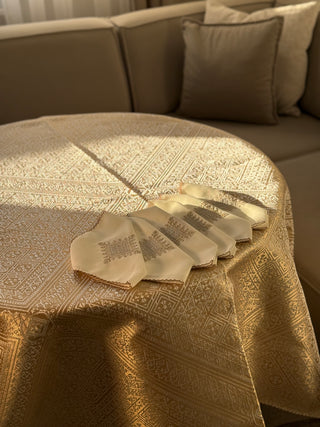 Tischdecken Set Gherza Gold