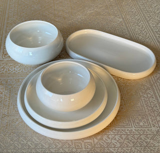Teller-Set Rabat Weiß für 6 Personen